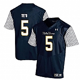 Notre Dame Fighting Irish 5 Manti Te'o Navy College Football Jersey Dzhi,baseball caps,new era cap wholesale,wholesale hats